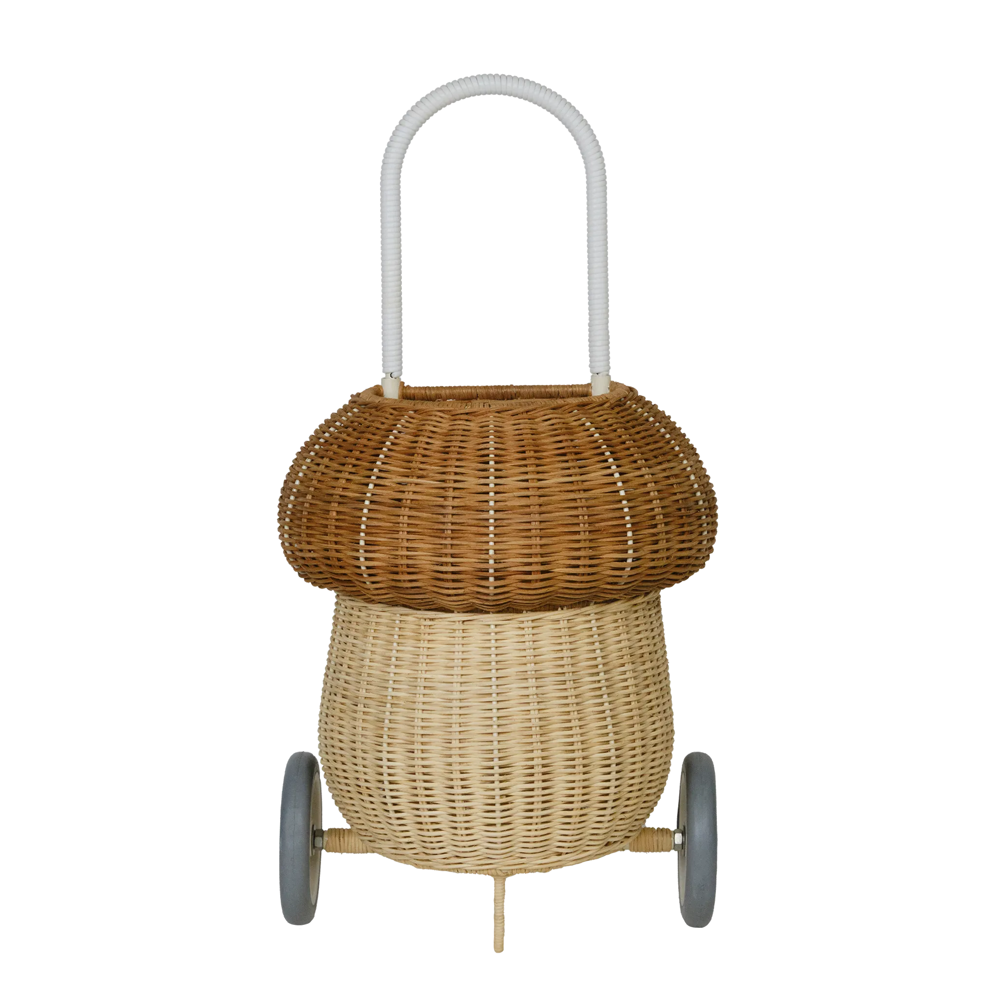 Rattan Mushroom Luggy - Natural