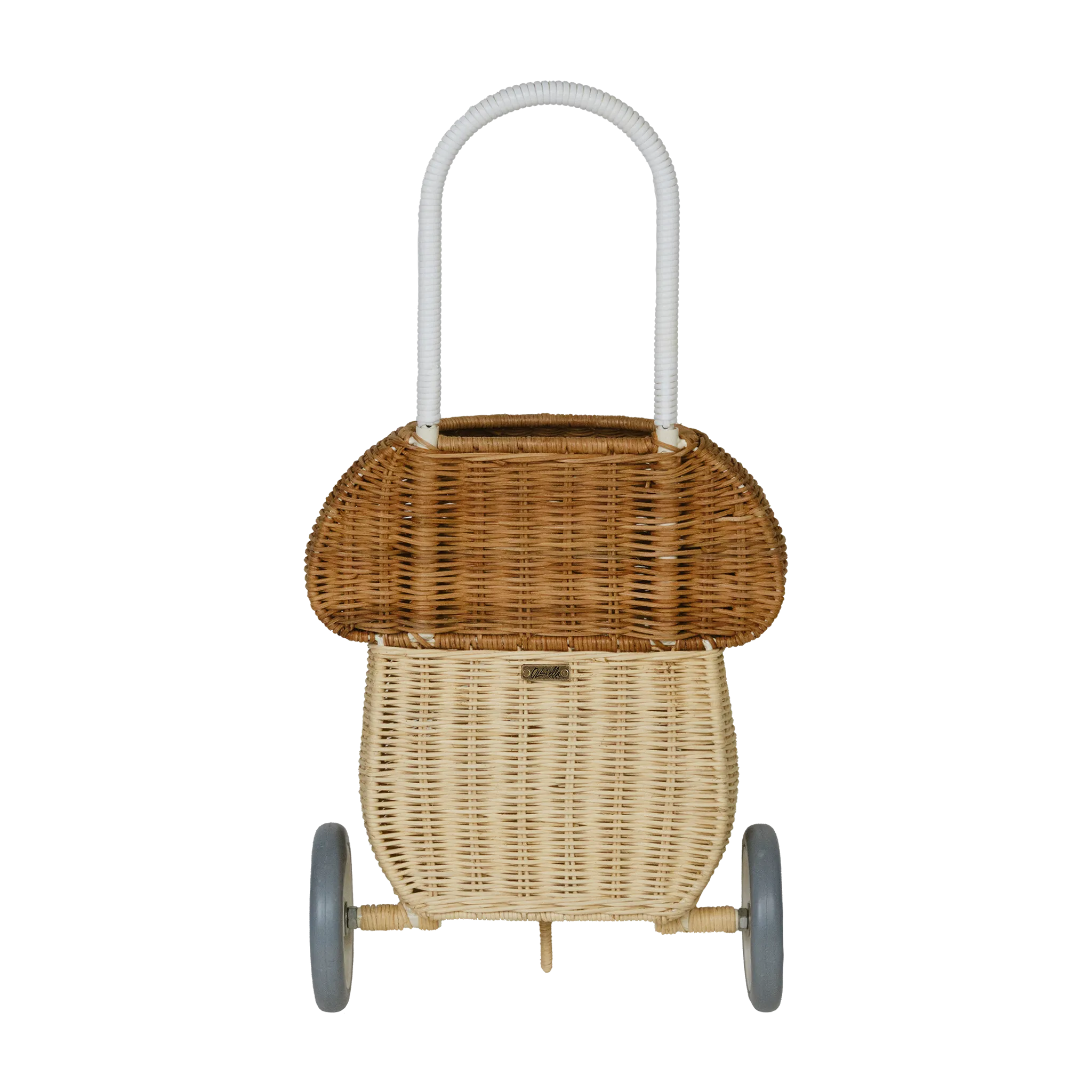 Rattan Mushroom Luggy - Natural