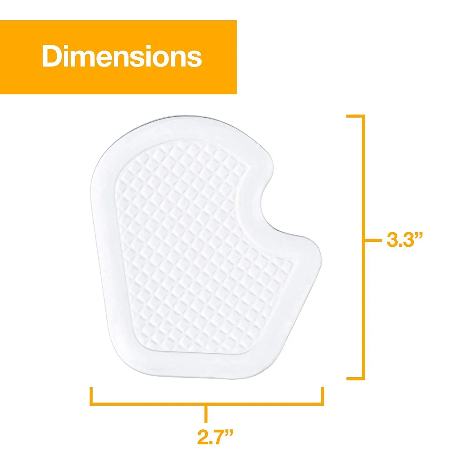 Repositionable Gel Metatarsal Pads