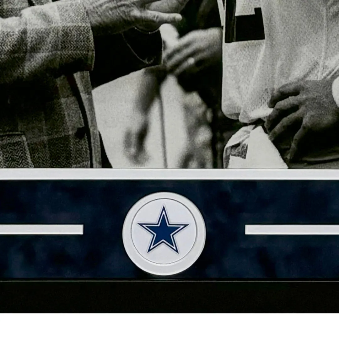 Roger Staubach Hand Signed & Framed Dallas Cowboys 16x20 Football Photo