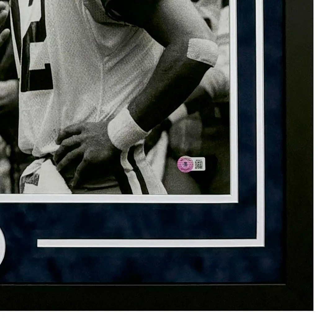 Roger Staubach Hand Signed & Framed Dallas Cowboys 16x20 Football Photo