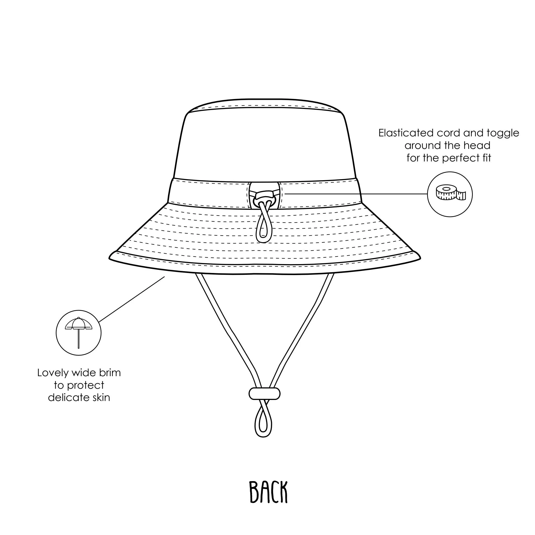 Safari Wide Brim Bucket Hat