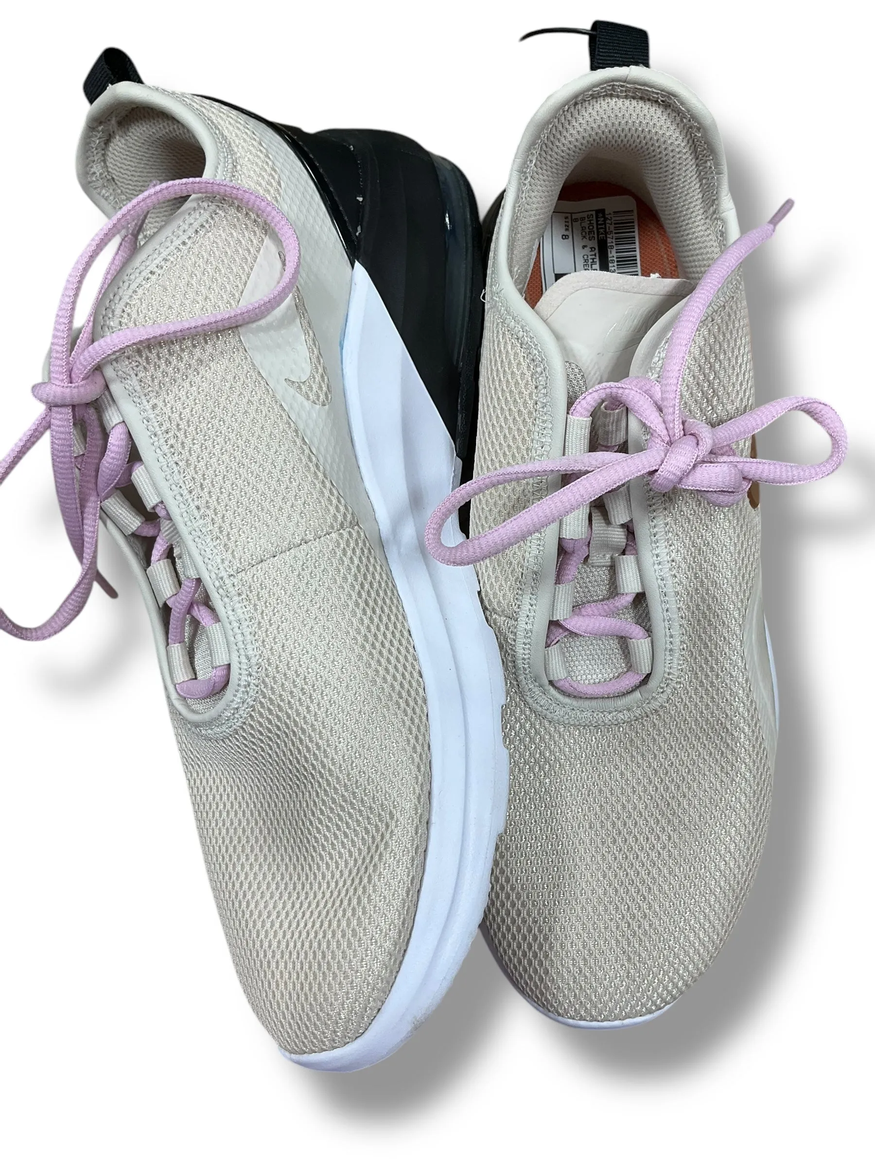 Shoes Athletic By Nike In Black & Cream, Size: 8