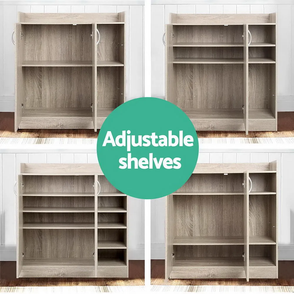 Shonde Shoe Cabinet - Oak