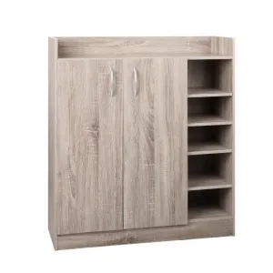 Shonde Shoe Cabinet - Oak