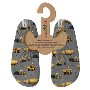 Slipfree Boys Shoes Mixer Grey