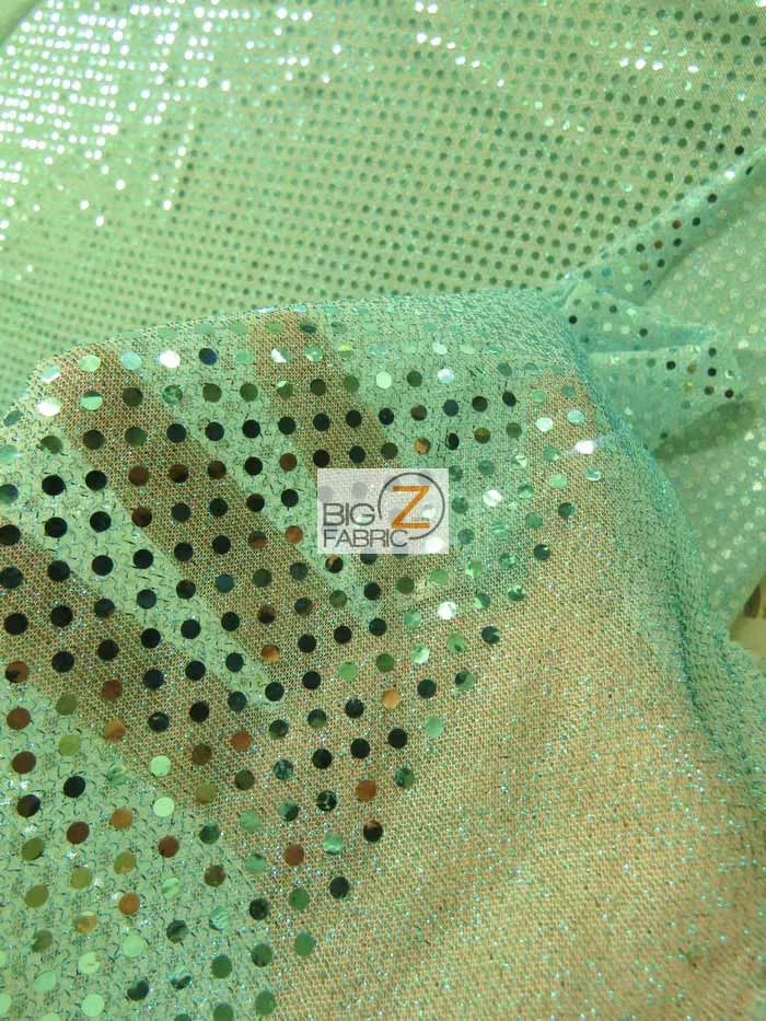 Small Confetti Dot Sequin Fabric / Gold / Sold By The Yard