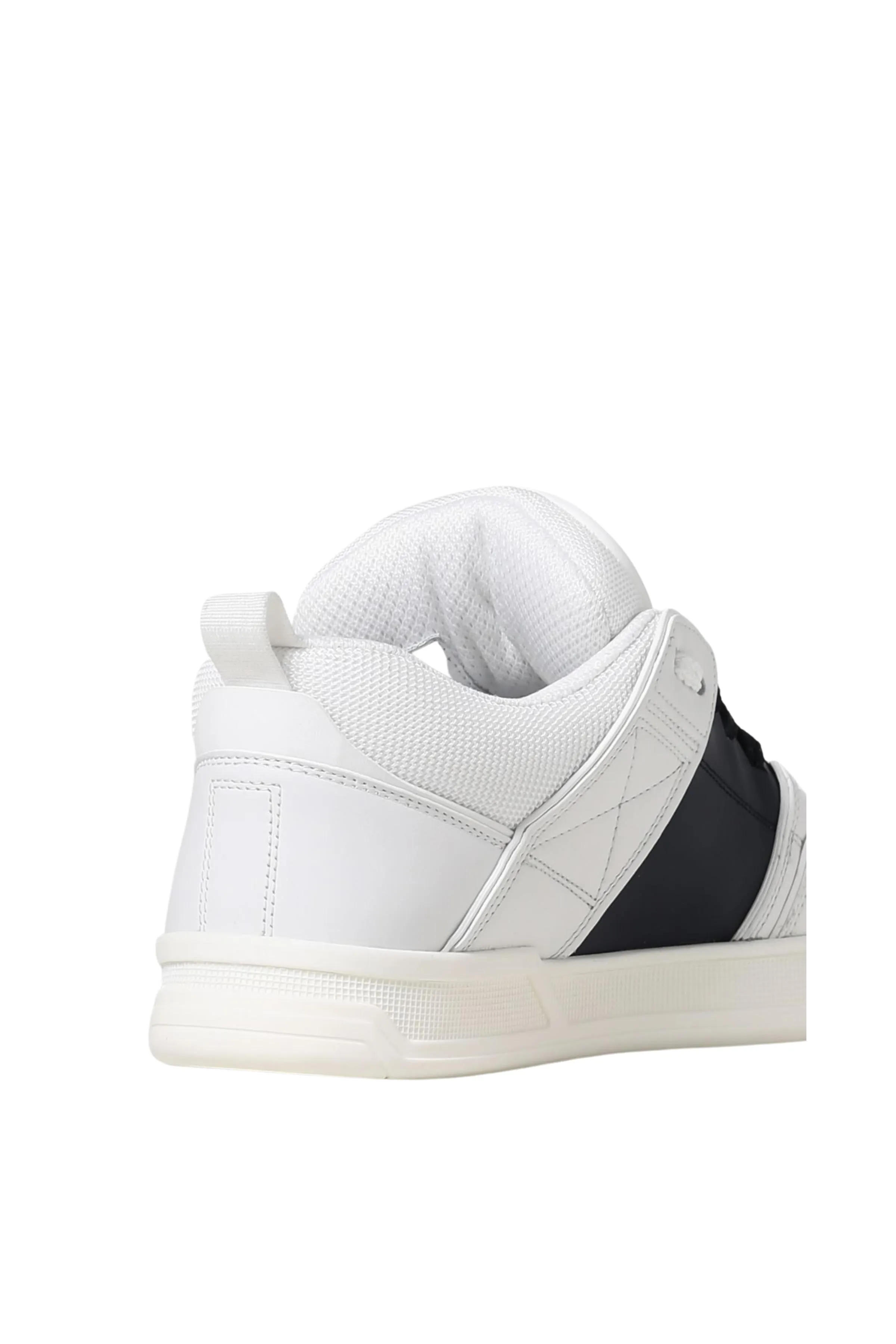 Sneaker Open Skate in Pelle Bianca e Nera