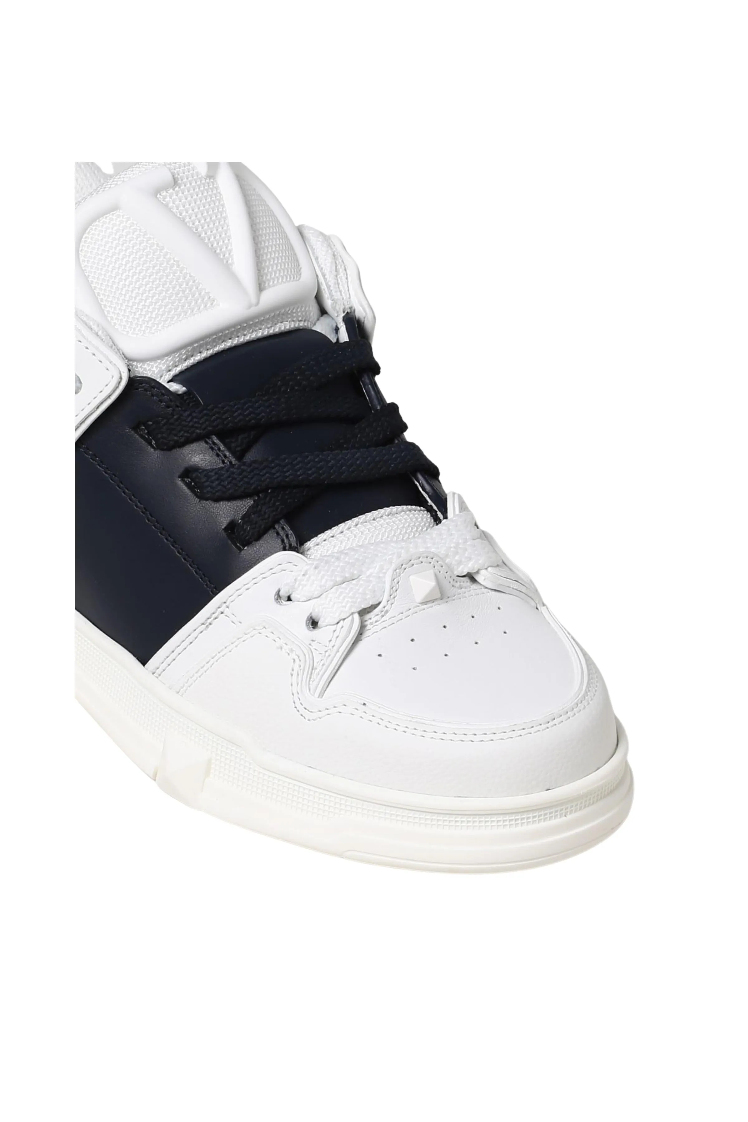 Sneaker Open Skate in Pelle Bianca e Nera