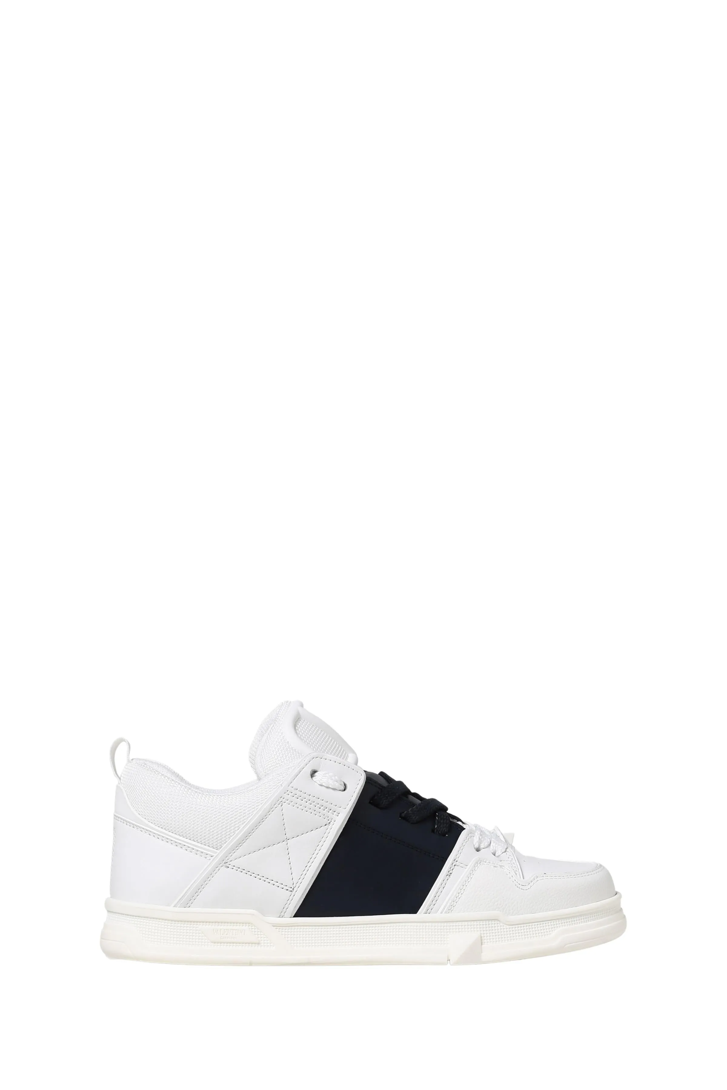 Sneaker Open Skate in Pelle Bianca e Nera