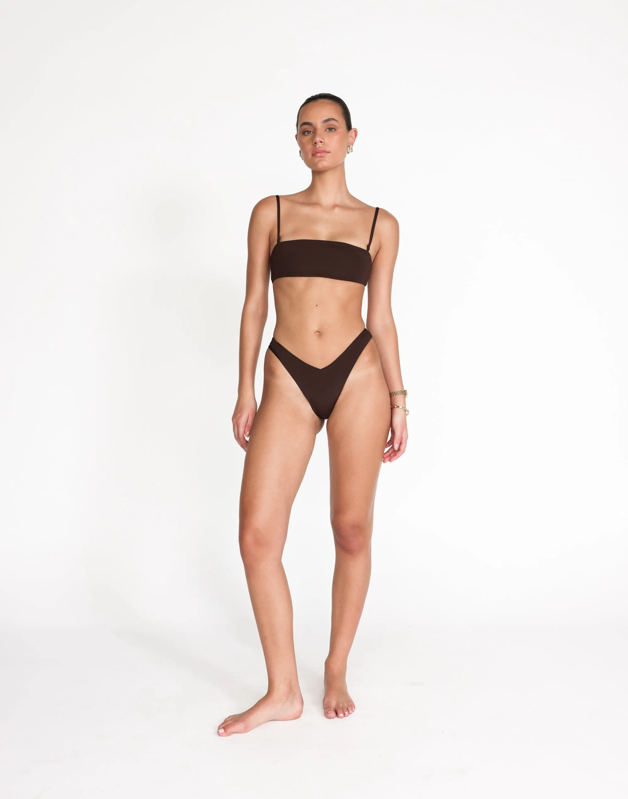 Soraya Bikini Bottoms (Chocolate)