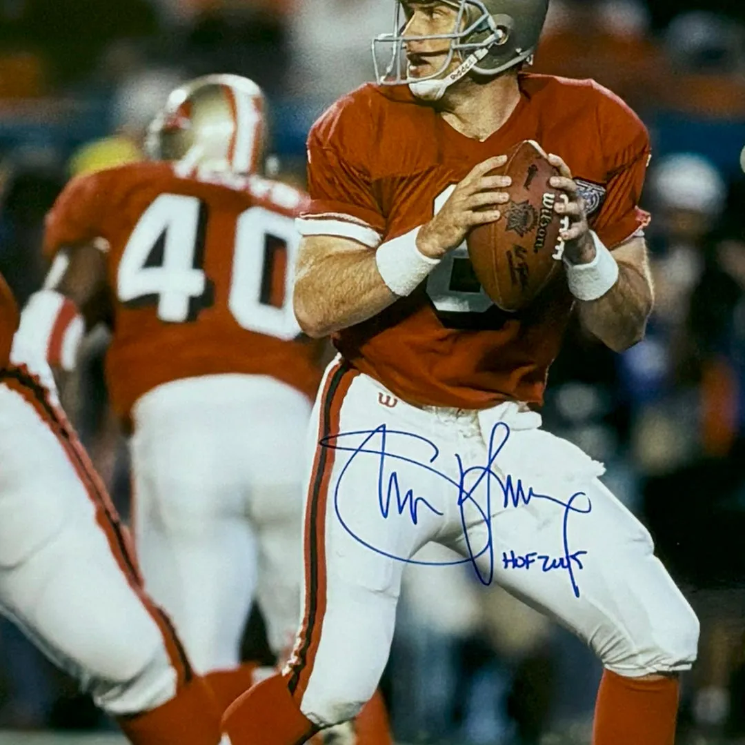 Steve Young Hand Signed & Framed San Francisco 49ers 16x20 Football Photo