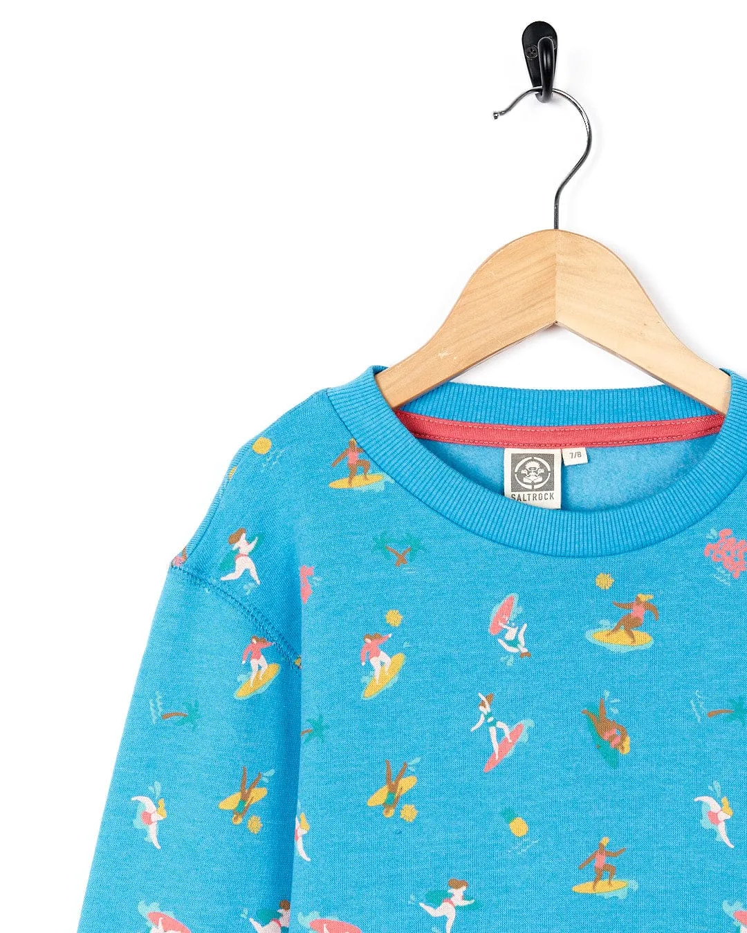 Surf Sisters Kids Recycled Long Sleeve Sweat