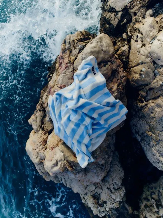 Tekla   Isle striped beach towel 