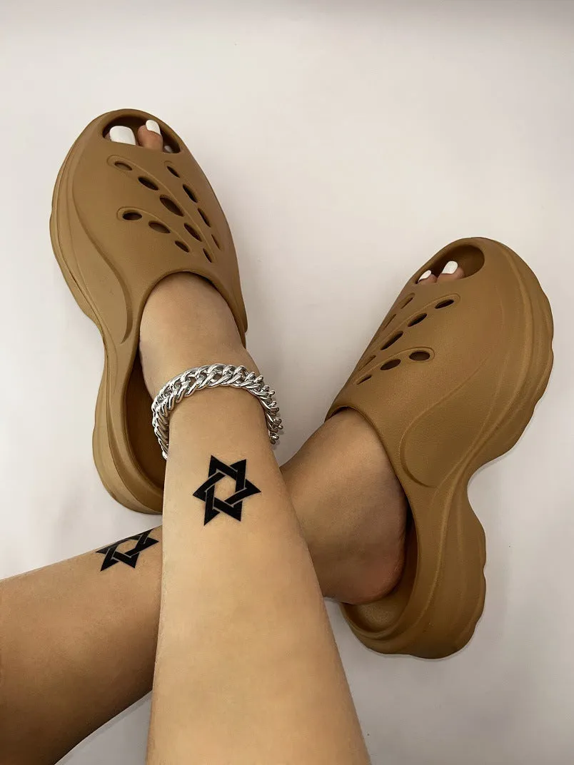 Thick sole hole shoes beach shoes HPSD267