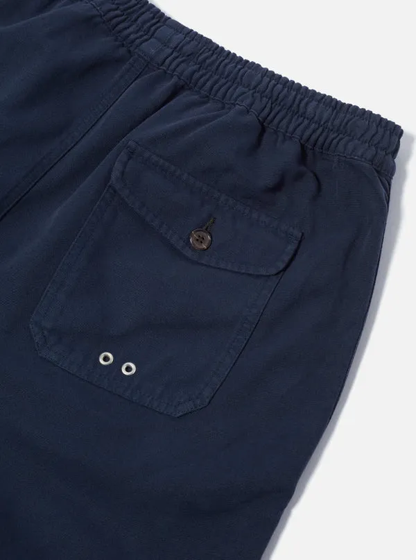 Universal Works Beach Short - Navy Canvas