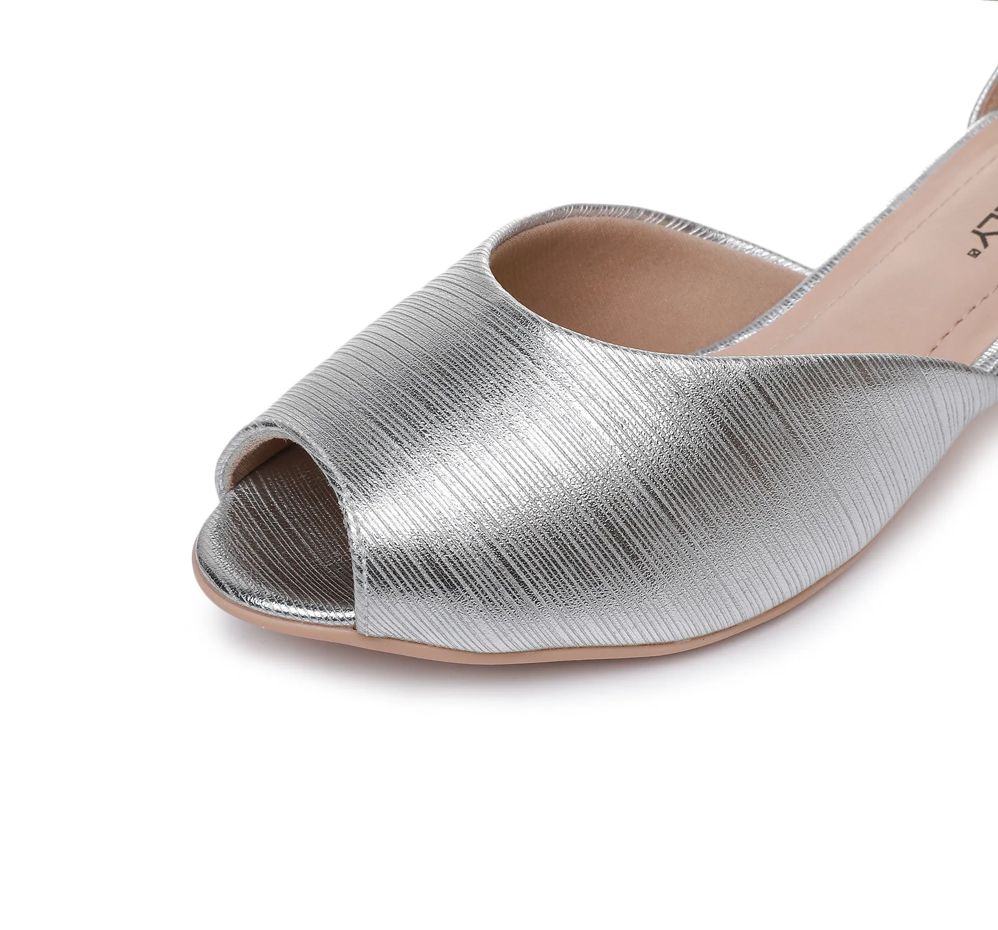 Urban Breeze Block Heel Sandals - Silver (114.045)