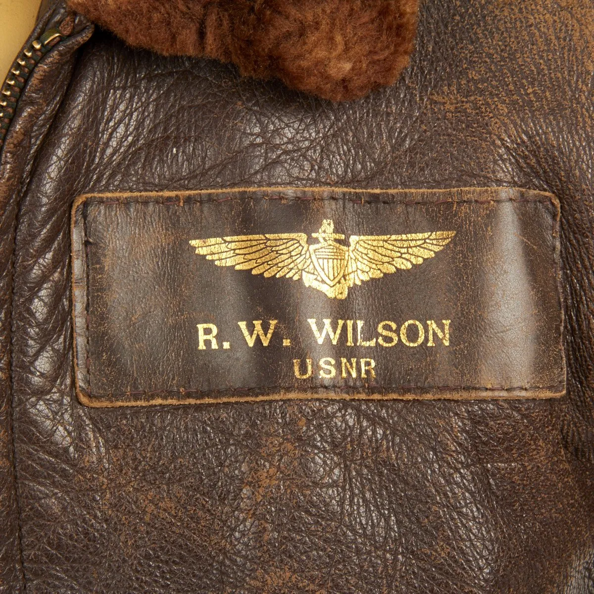 U.S. WWII Naval Aviator Named Grouping of Lieutenant Commander with M422A Flight Jacket