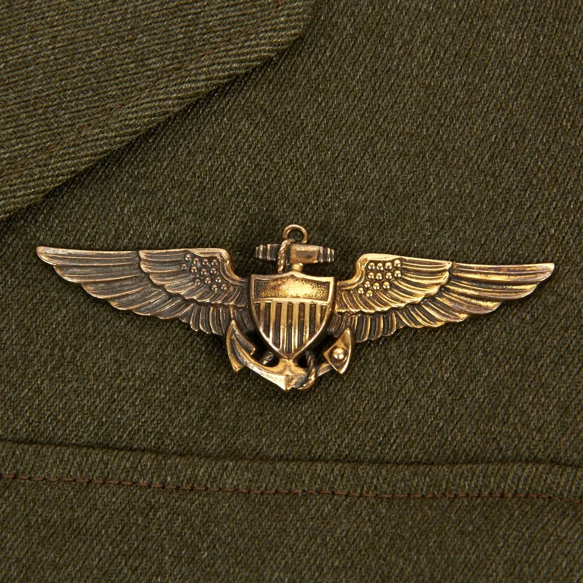 U.S. WWII Naval Aviator Named Grouping of Lieutenant Commander with M422A Flight Jacket