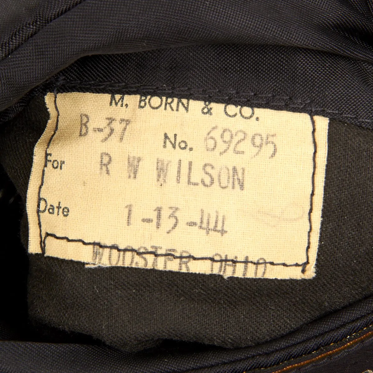 U.S. WWII Naval Aviator Named Grouping of Lieutenant Commander with M422A Flight Jacket