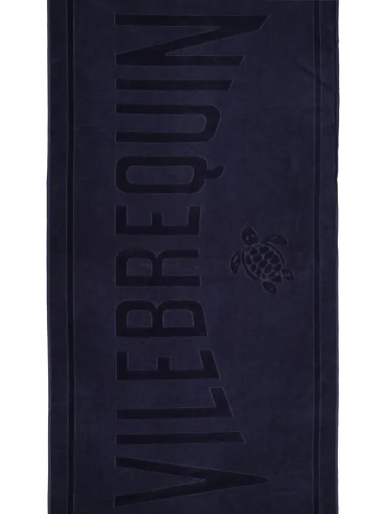 VILEBREQUIN   Logo organic cotton jacquard beach towel 