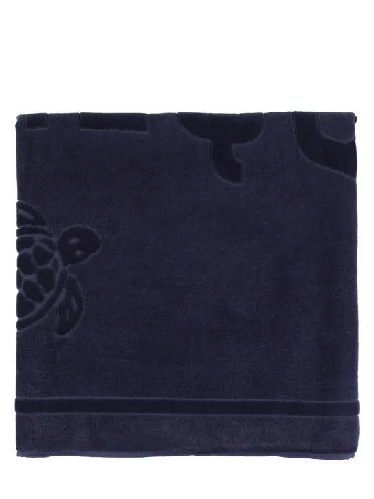 VILEBREQUIN   Logo organic cotton jacquard beach towel 