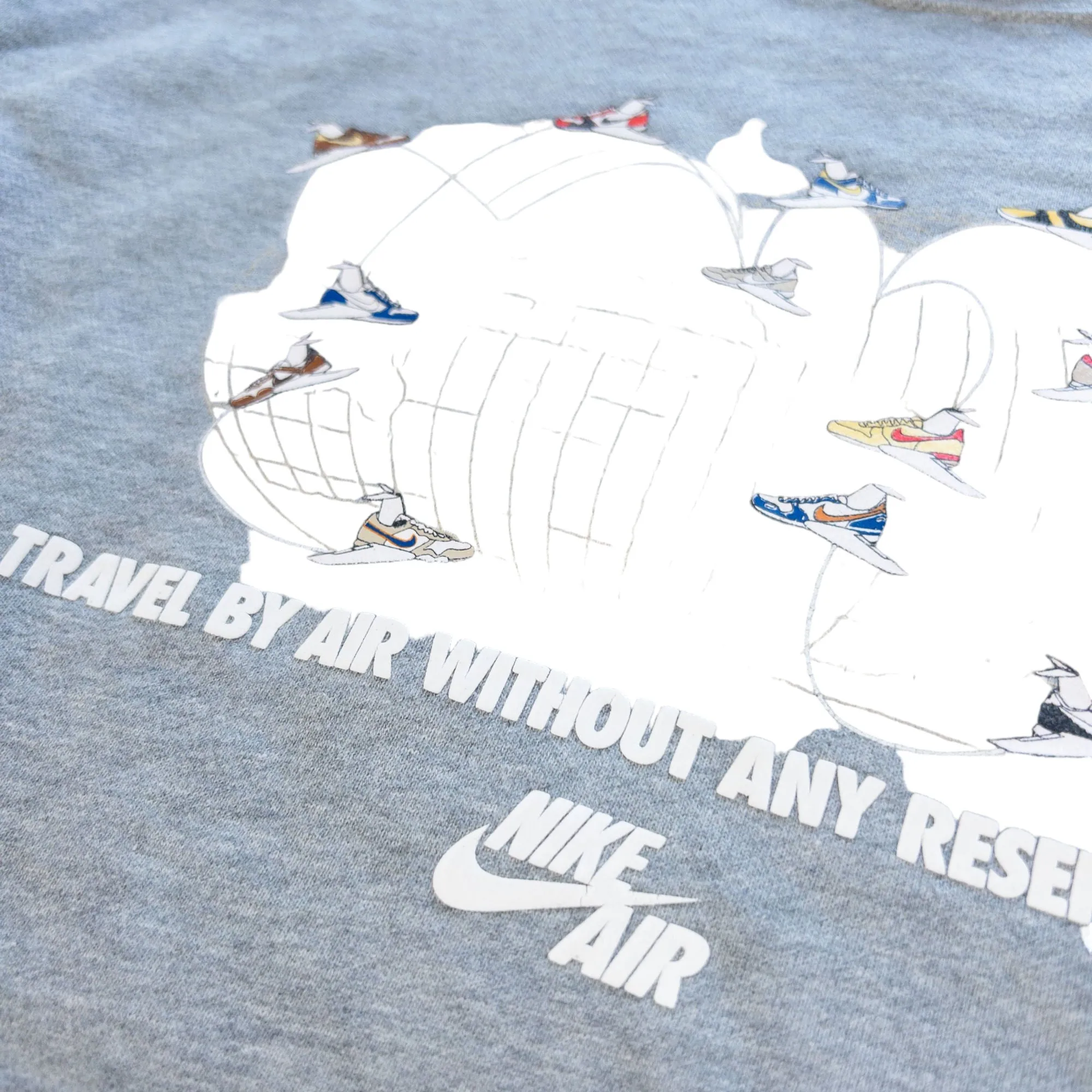 Vintage Nike air shoes Sweatshirt Size XL