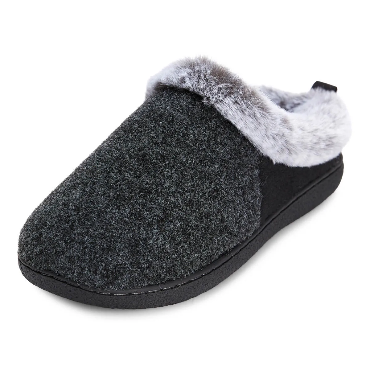 Women's Melissa Two Tone Felt Clog Slipper