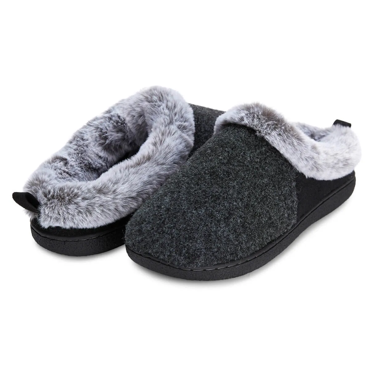 Women's Melissa Two Tone Felt Clog Slipper