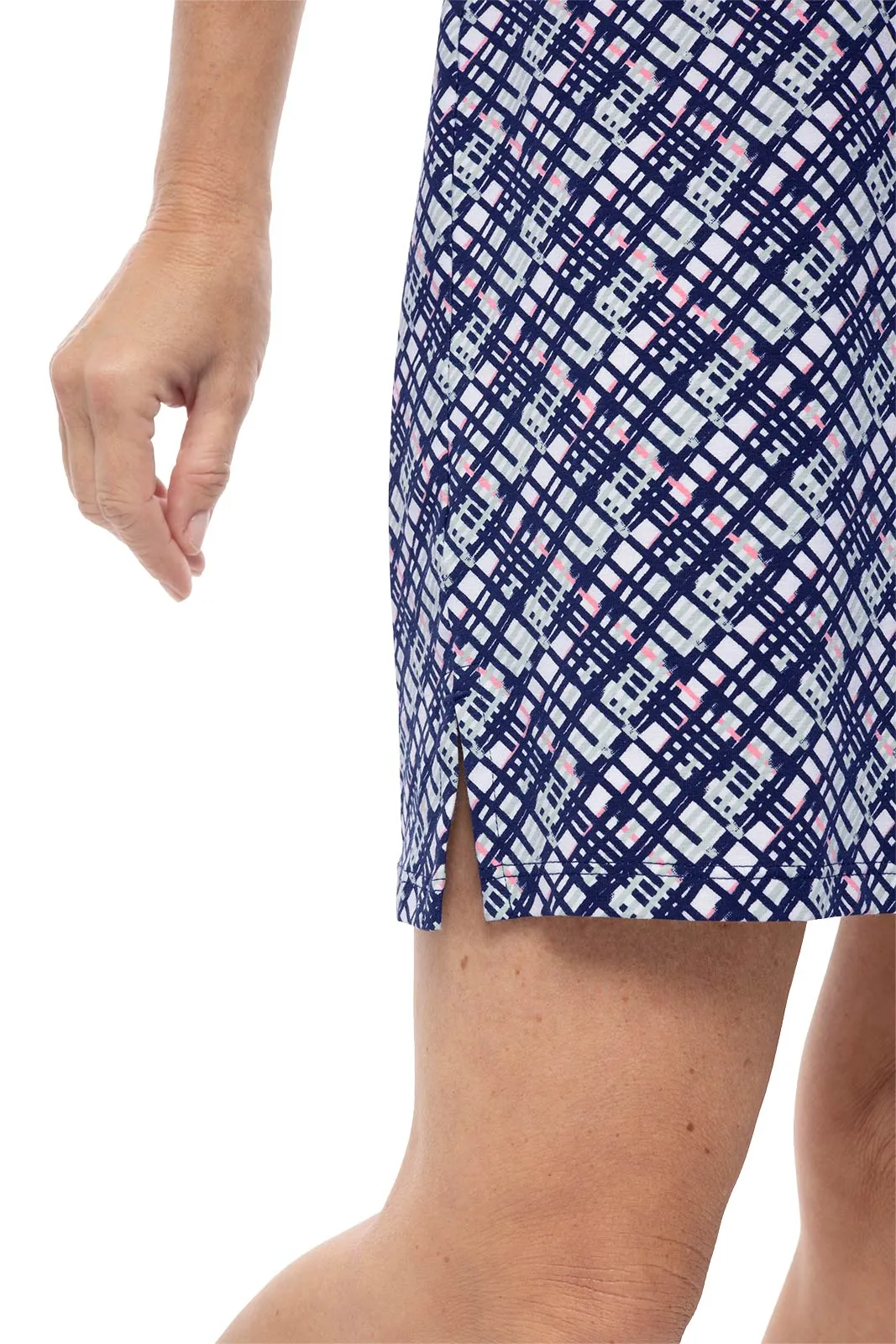 Women's Oceanside Tank Dress  |  Navy Gulf Stream Stripe