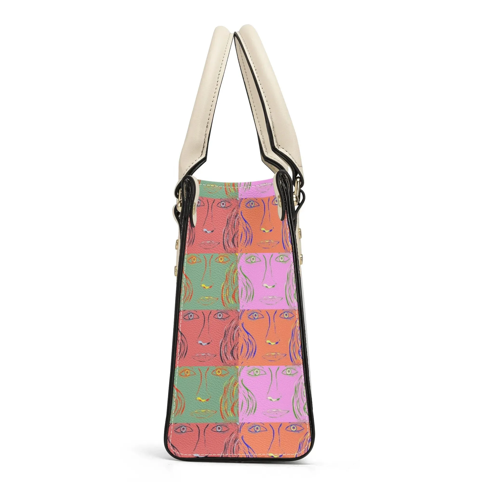 Womens PU Handbag - Woman Goes Pop!  - Designed by Concordia