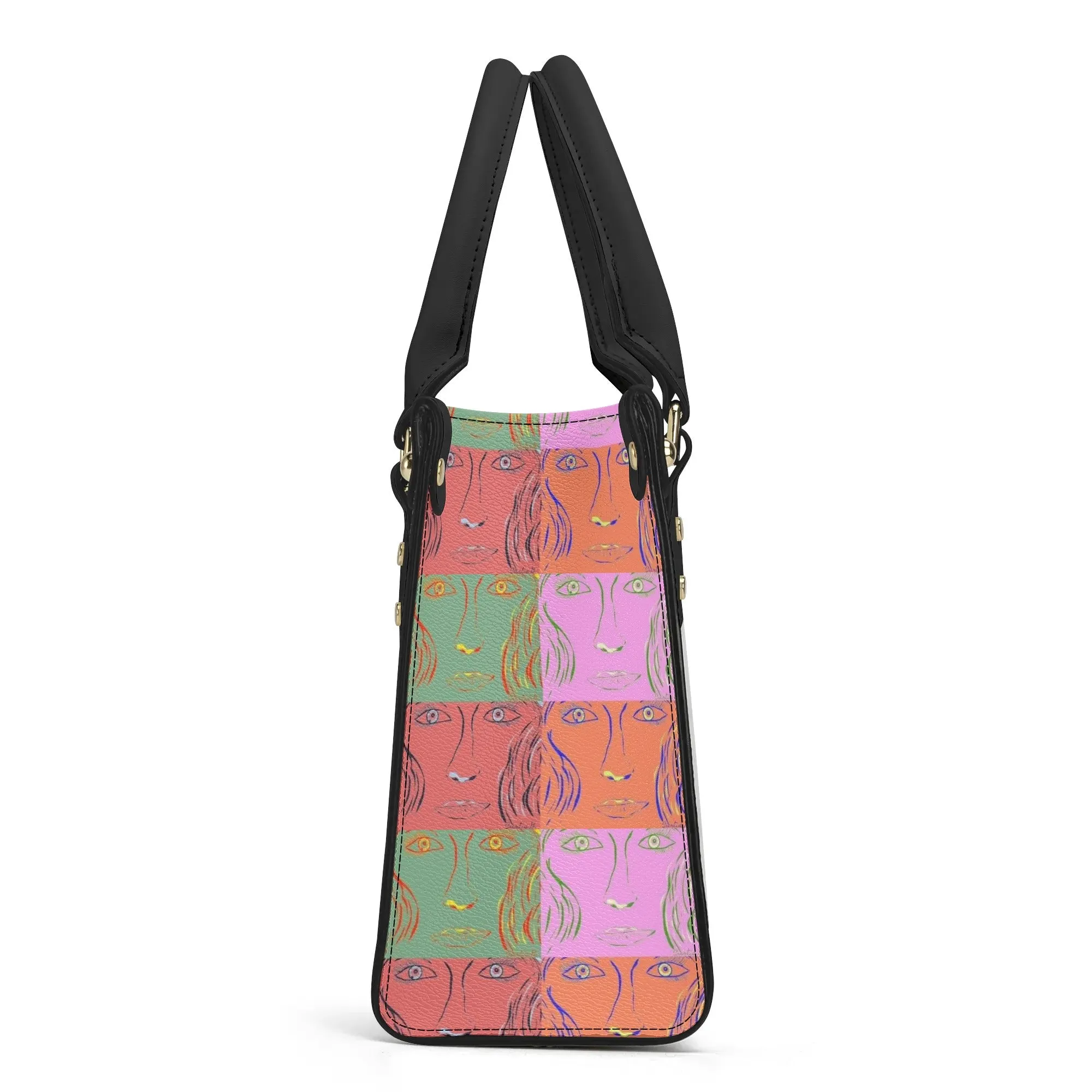 Womens PU Handbag - Woman Goes Pop!  - Designed by Concordia