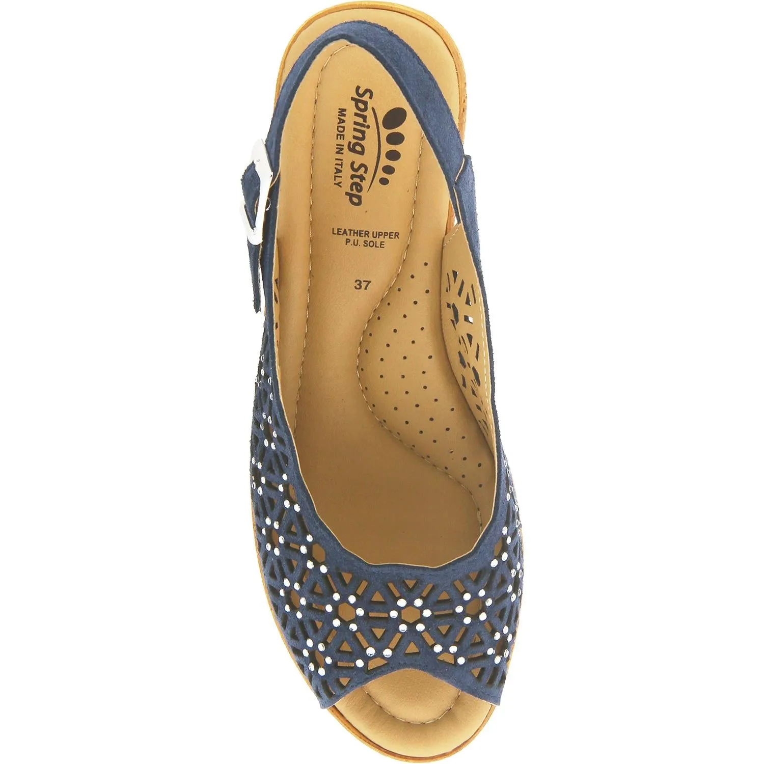 Women's Spring Step Saibara Navy Suede