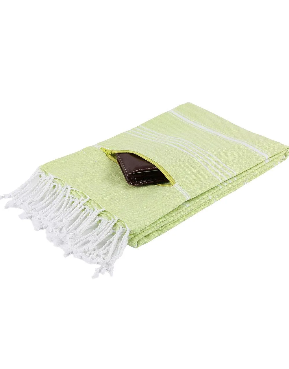 Zipper Turkish Beach Towel