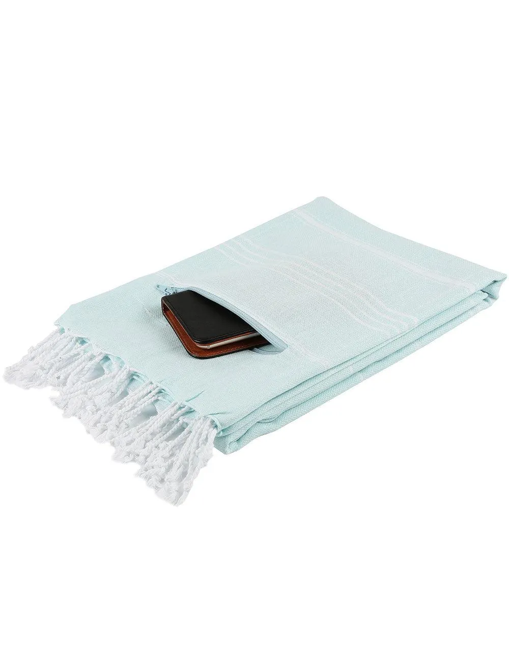 Zipper Turkish Beach Towel