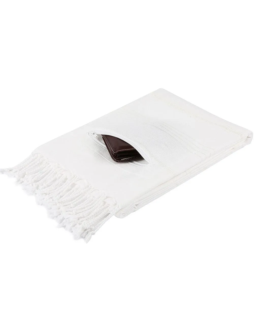 Zipper Turkish Beach Towel